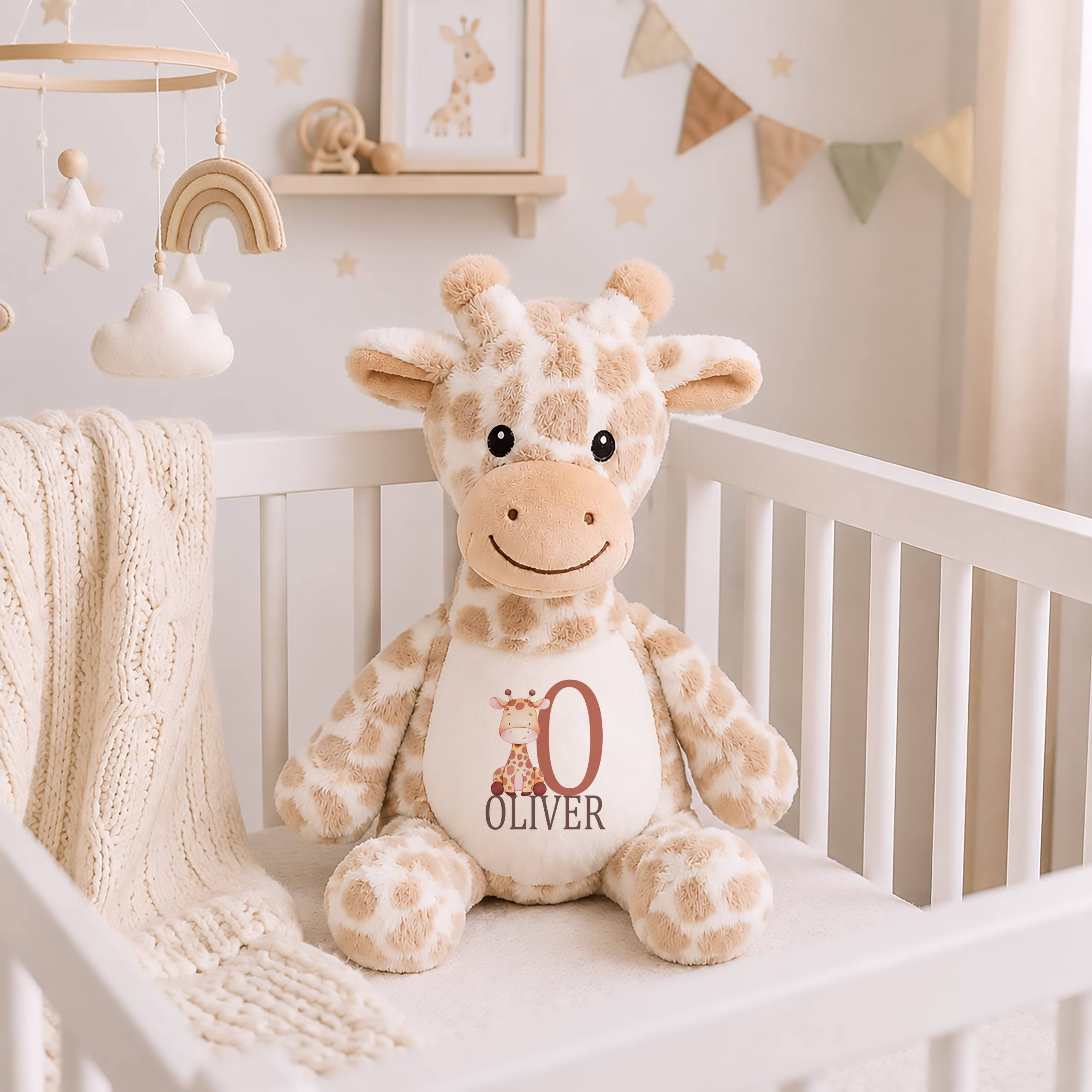 Personalised Giraffe Toy