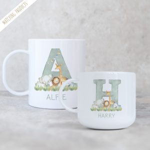 Kids Personalised Safair Unbreakable Mugs