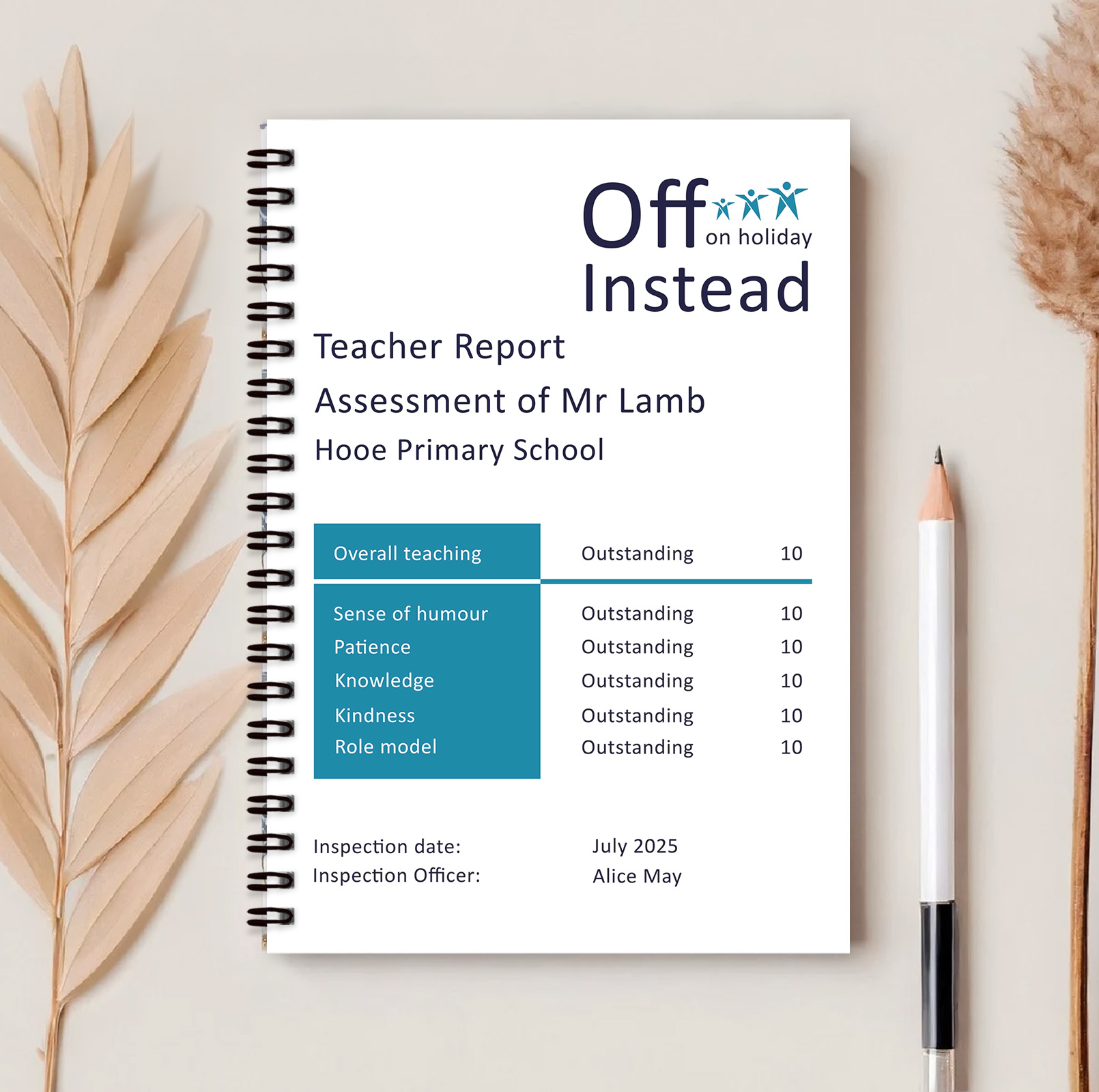 Personalised Teacher Gift