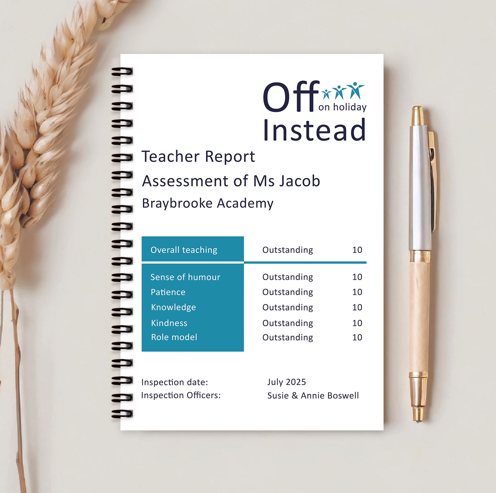 Personalised Teacher Gift