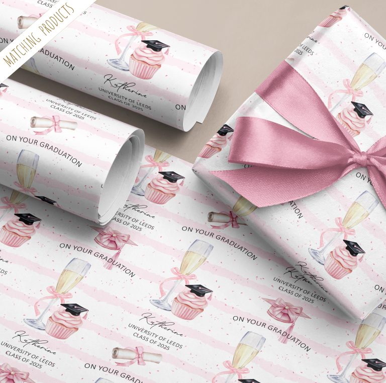 Personalised Graduation Gift Wrapping Paper