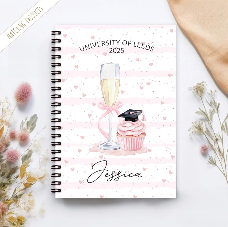 Personalised Graduation Notebook