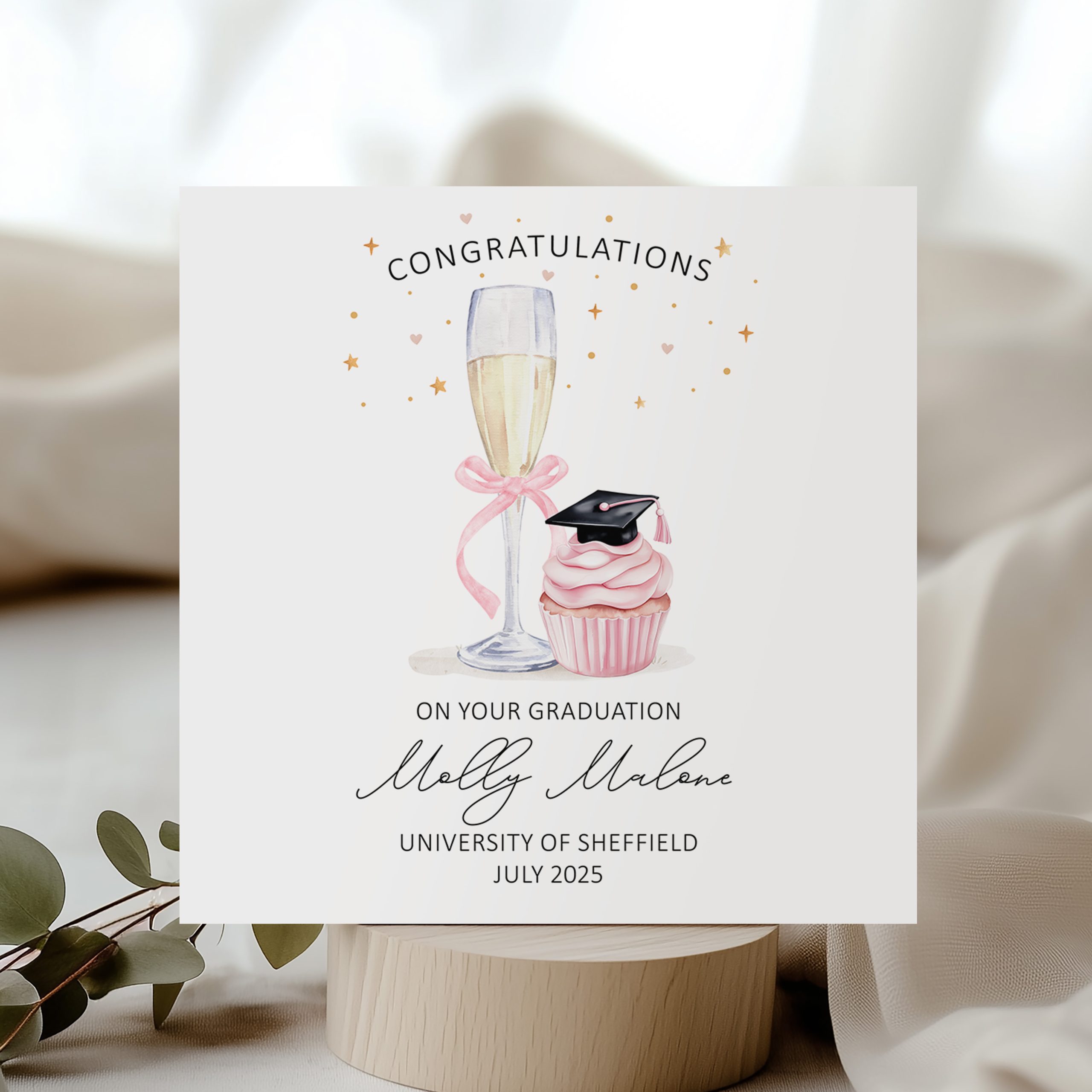 Personalised Graduation Card