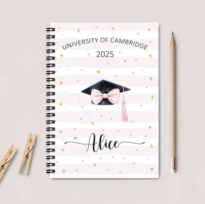 Personalised Graduation Gift Notebook