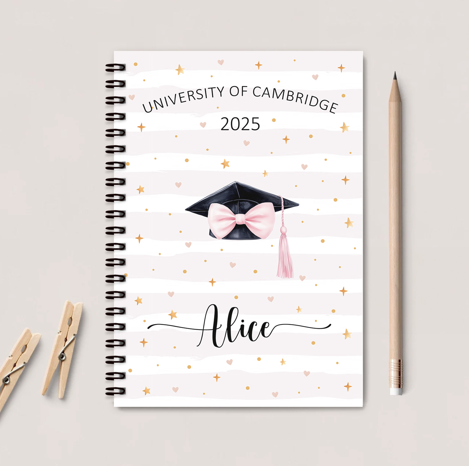 Personalised Graduation Gift Notebook