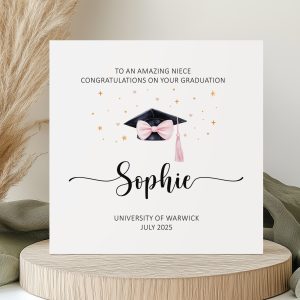Personalised Graduation Card