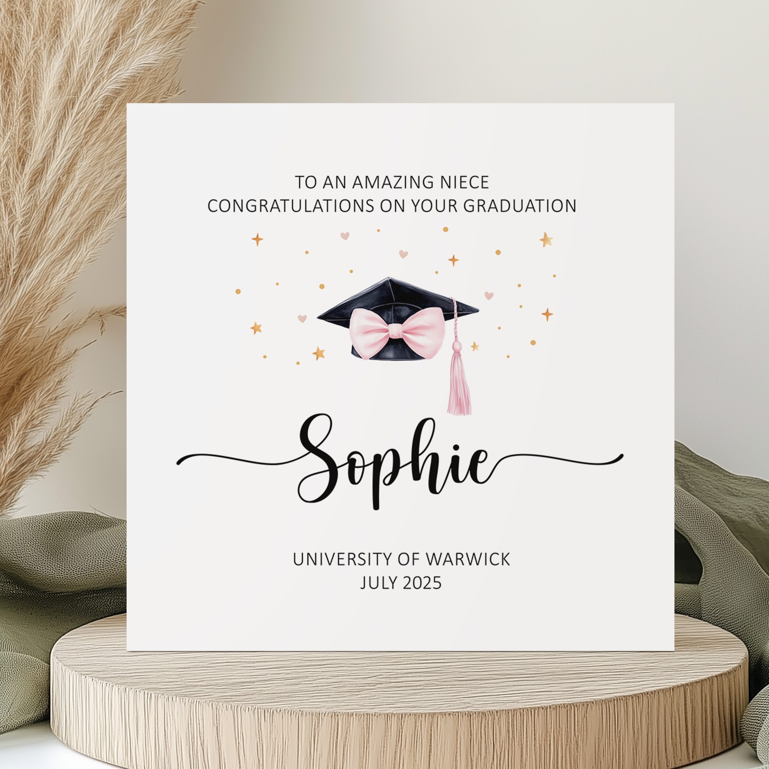 Personalised Graduation Card