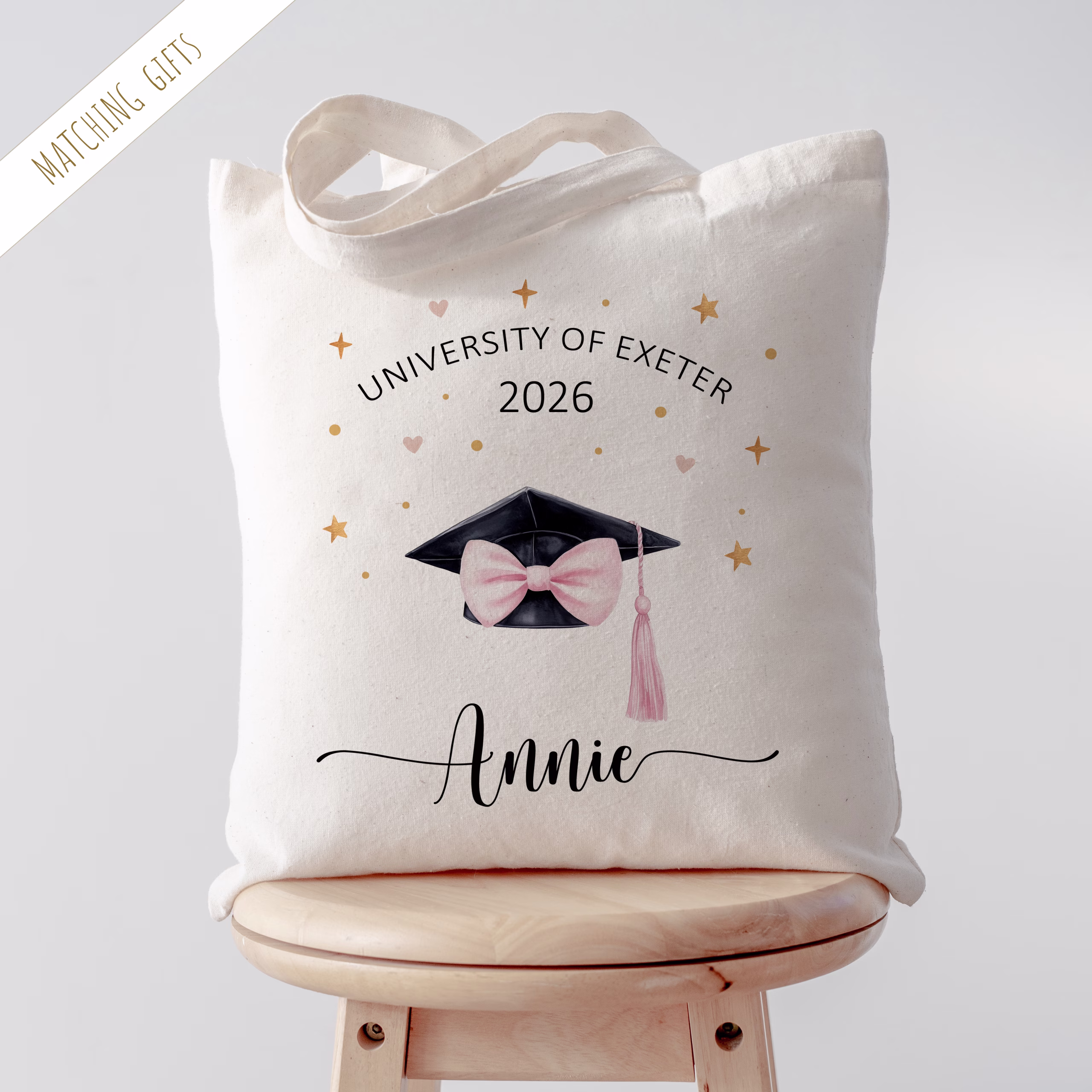 Personalised Graduation Tote Bag