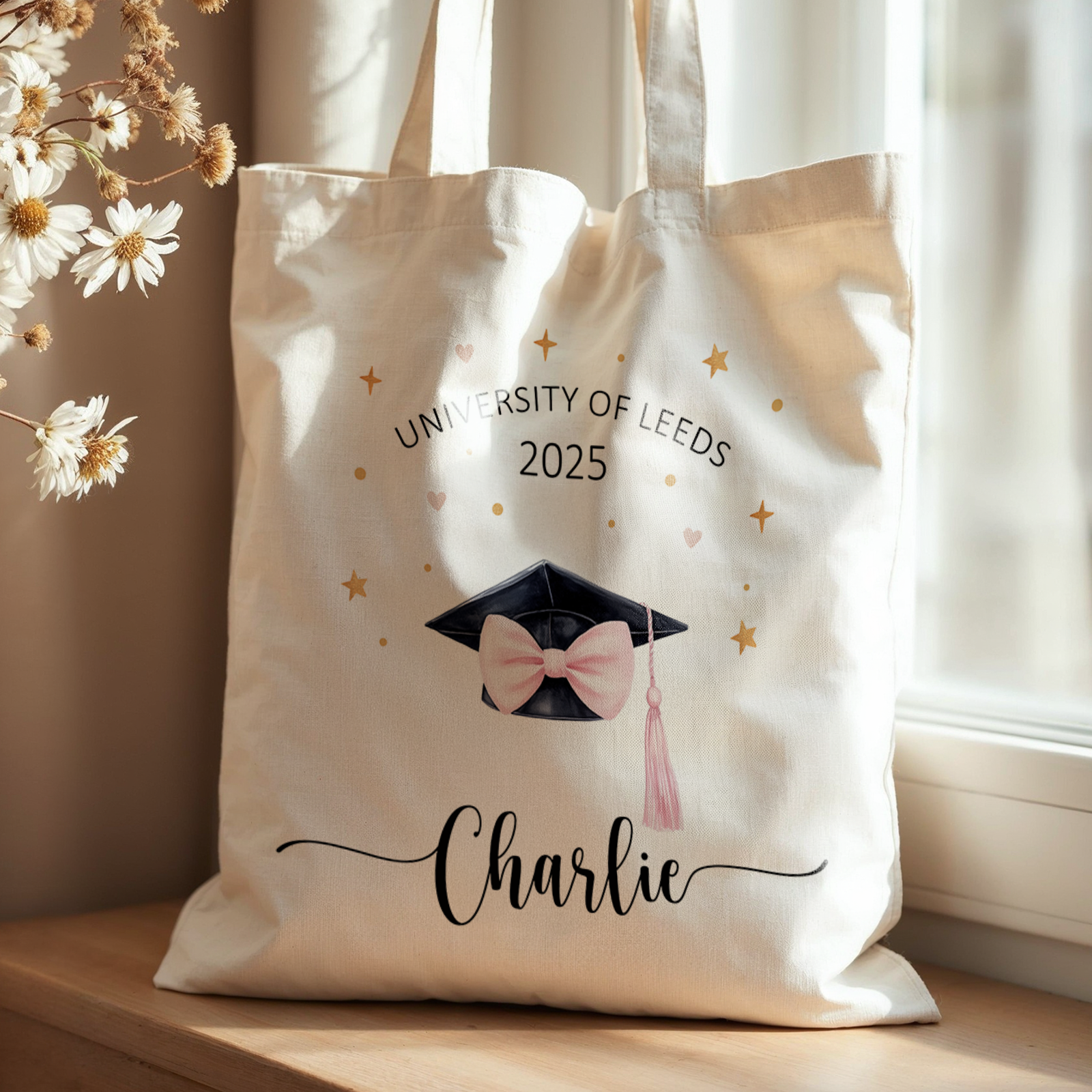Personalised Graduation Tote Gift Bag