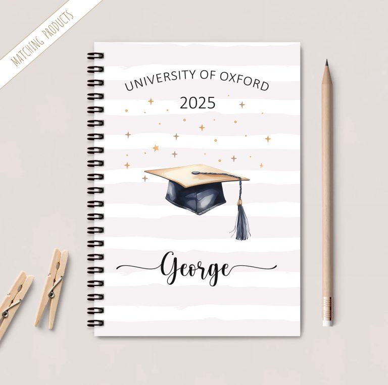 Personalised Graduation Gifts – Notebook