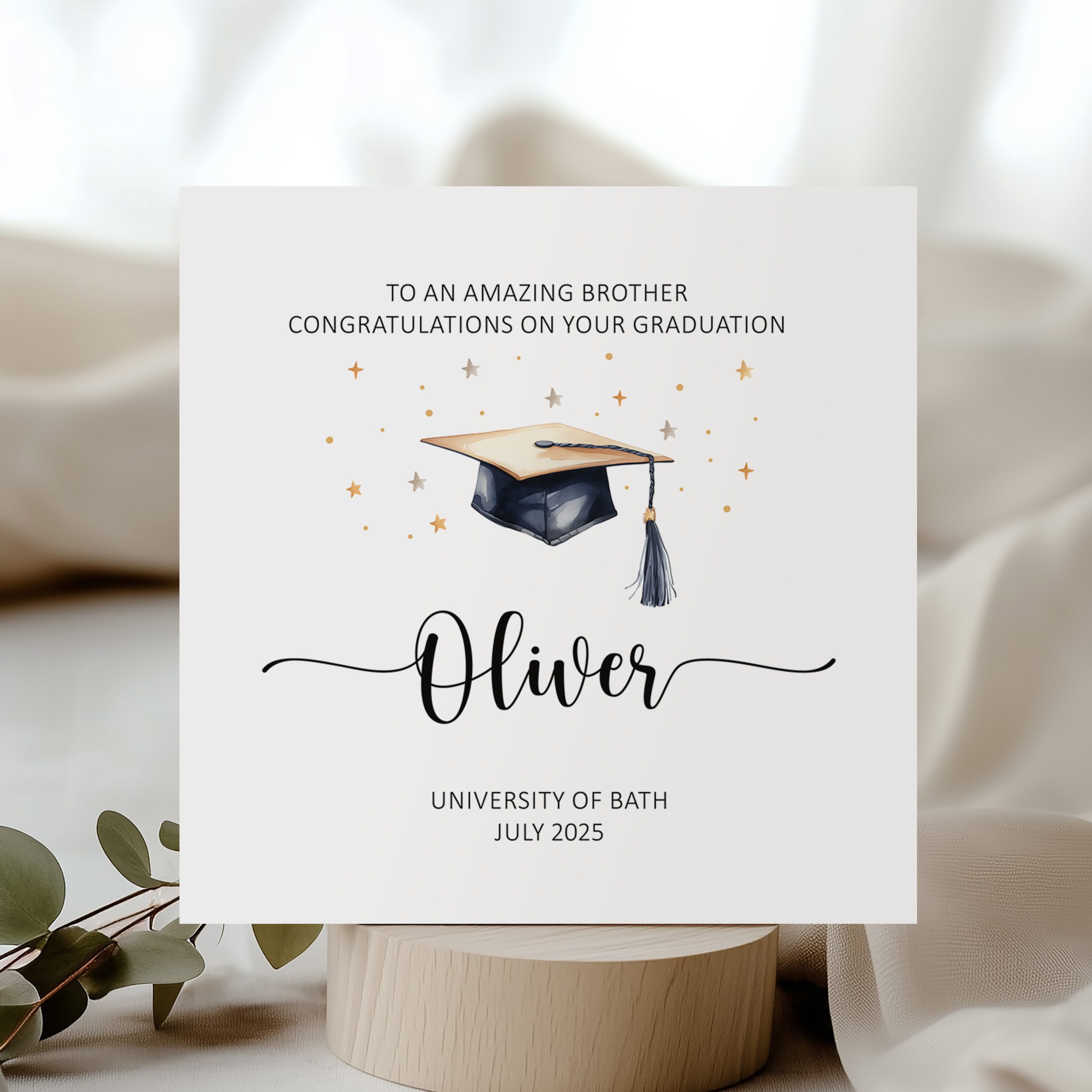 Personalised Graduation Card