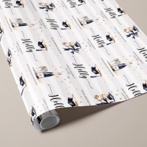 Personalised Graduation Wrapping Paper