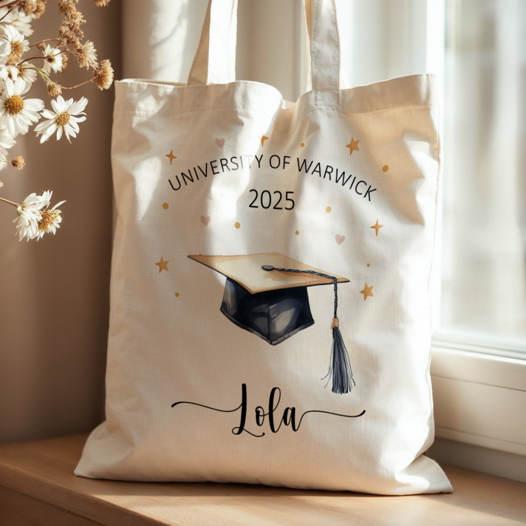 Personalised Graduation Tote Bag
