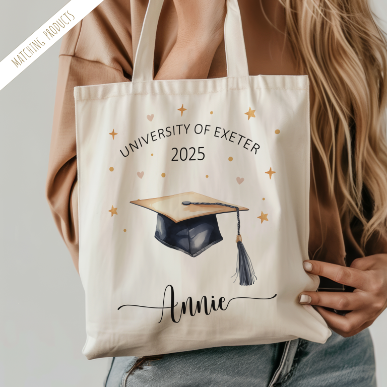 Personalised Graduation Tote Bag