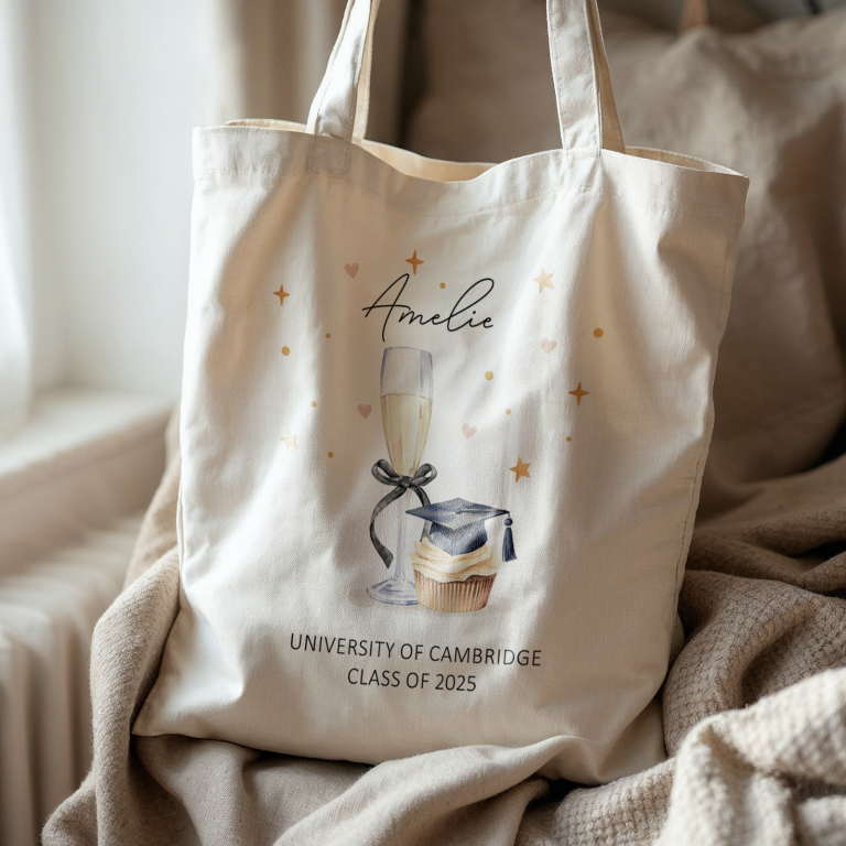 Personalised Graduation Tote Bag