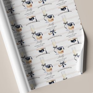 Personalised Graduation Wrapping Paper