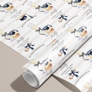 Personalised Graduation Wrapping Paper