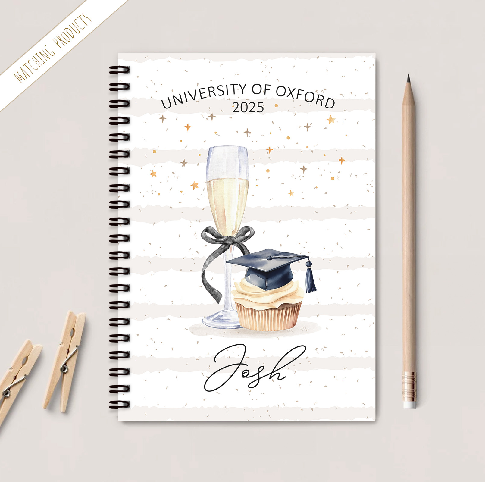 Personalised Graduation Gift Notebook