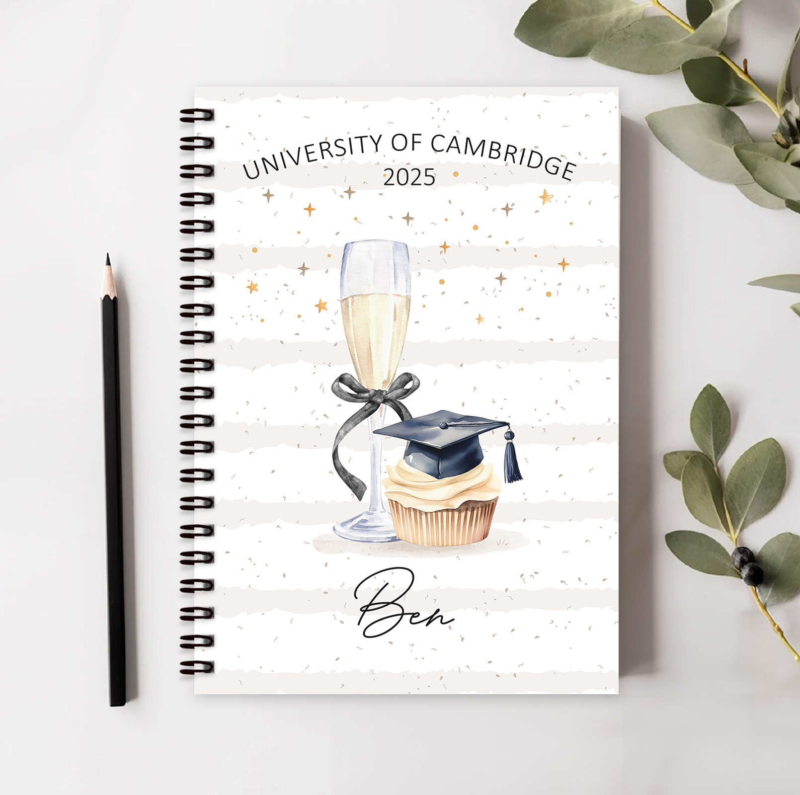Personalised Graduation Gift Notebook