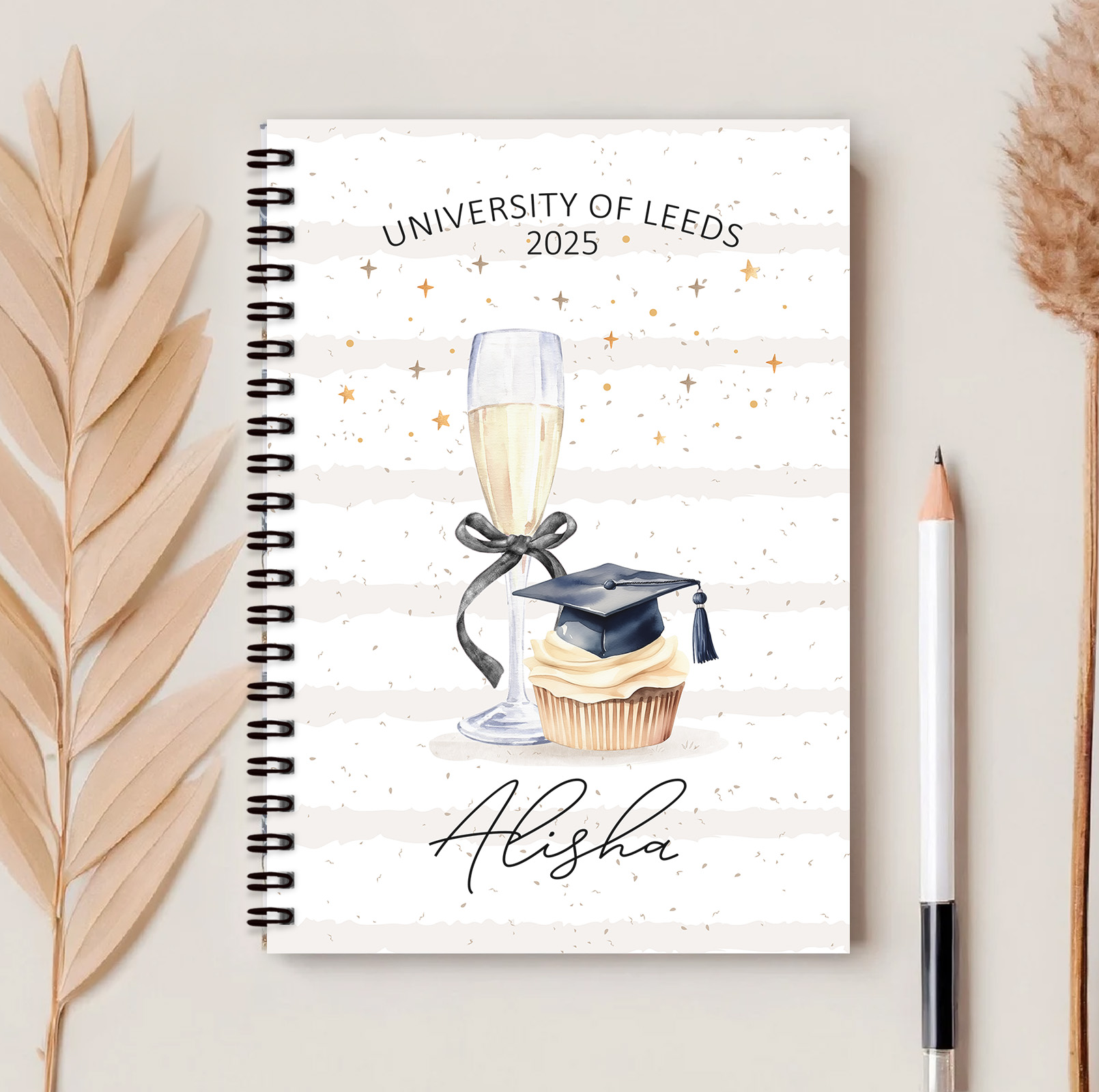 Personalised Graduation Gift Notebook