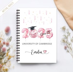 Personalised Graduation Notebook