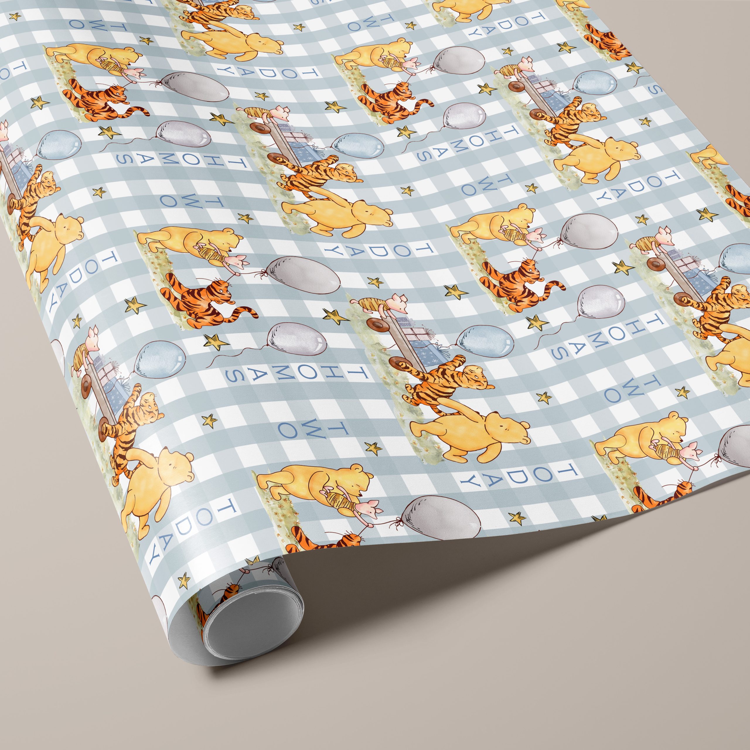 Winnie The Pooh Birthday Wrapping Paper