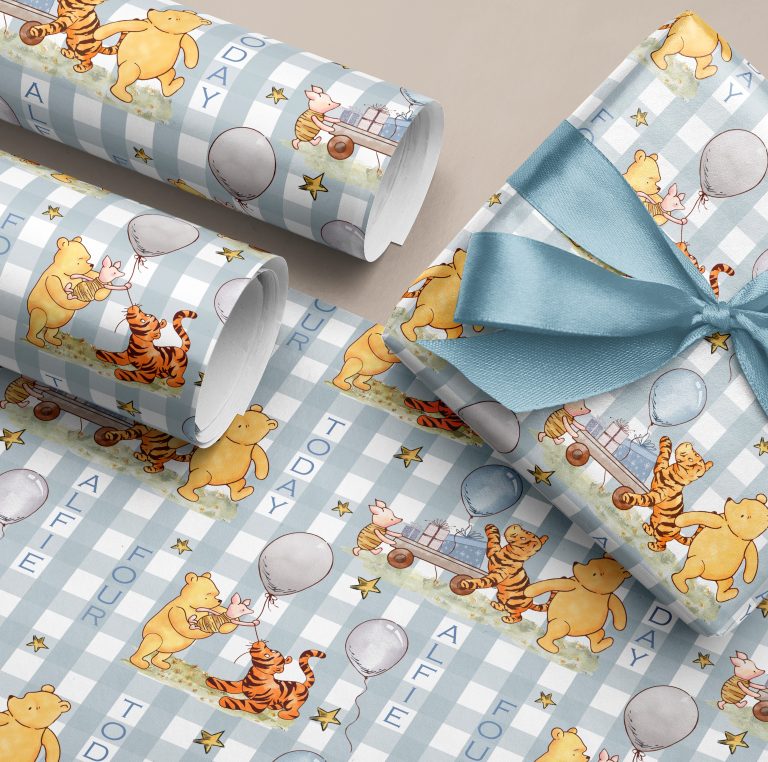 Winnie The Pooh Wrapping Paper For Boys