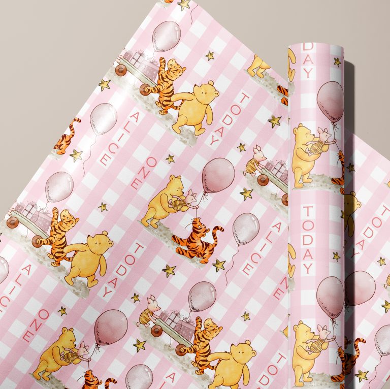 Winnie The Pooh Wrapping Paper For Girls