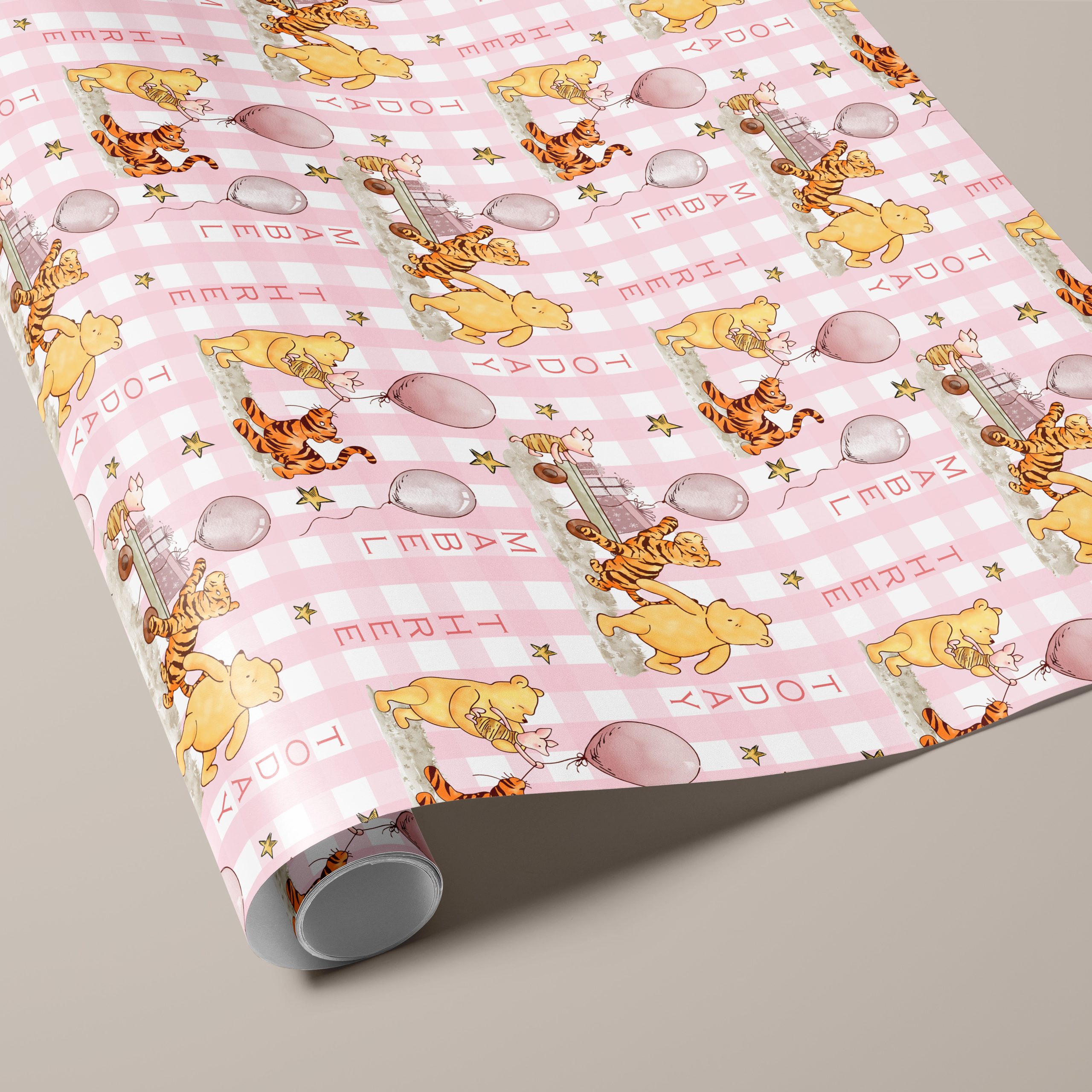Winnie The Pooh Birthday Wrapping Paper