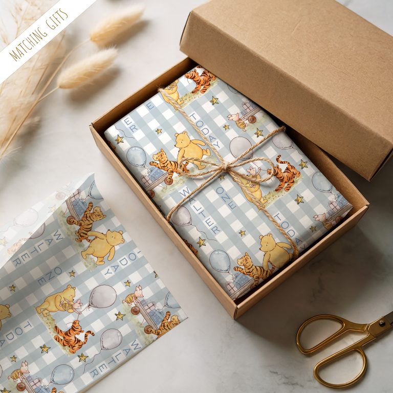 Winnie The Pooh Wrapping Paper For Boys