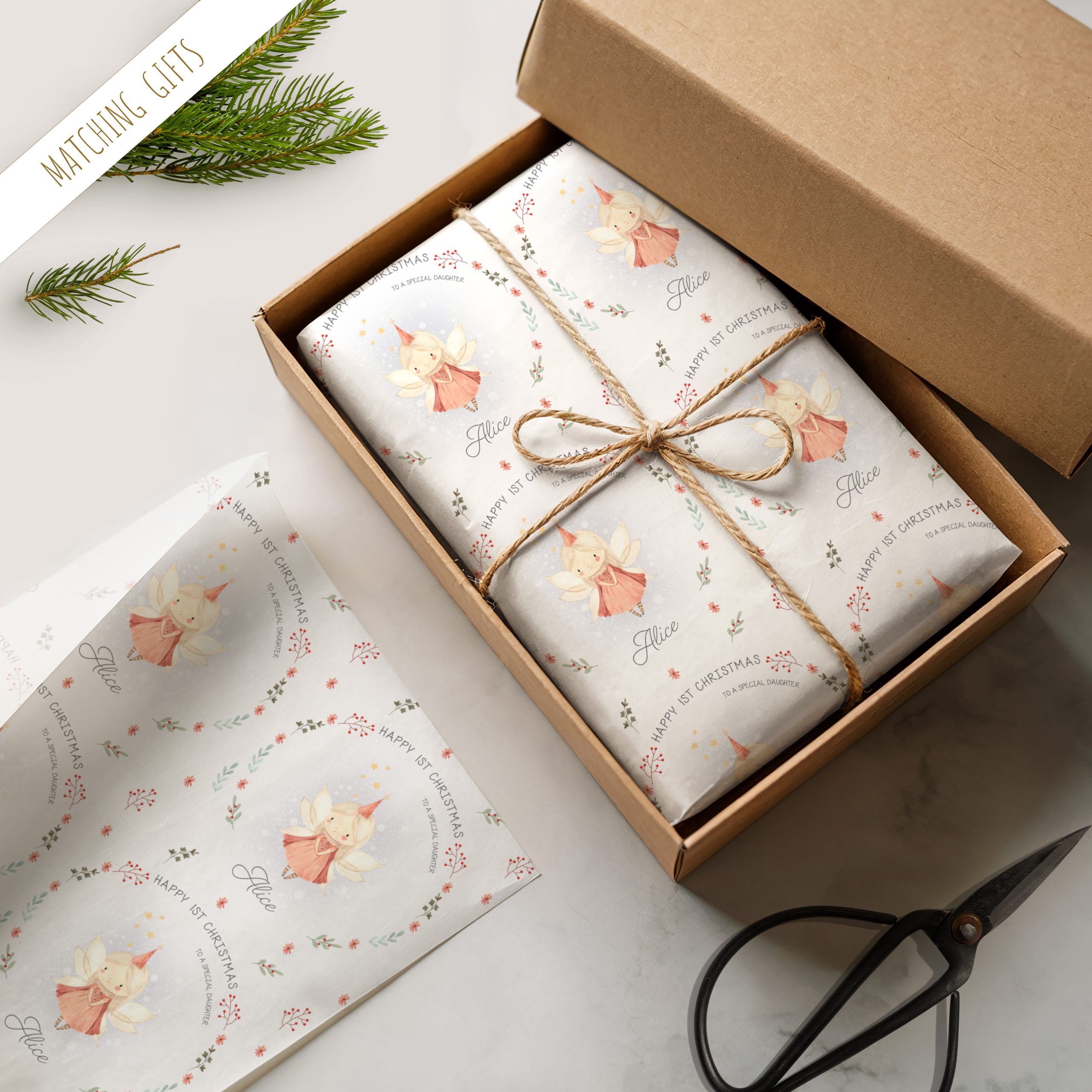 1st Christmas Wrapping Paper