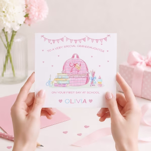 Girls Back To School Cards