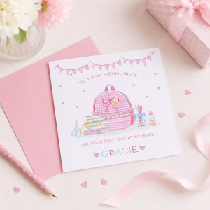 Girls Back To School Cards