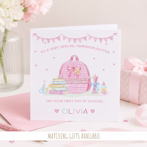 Girls Back To School Cards