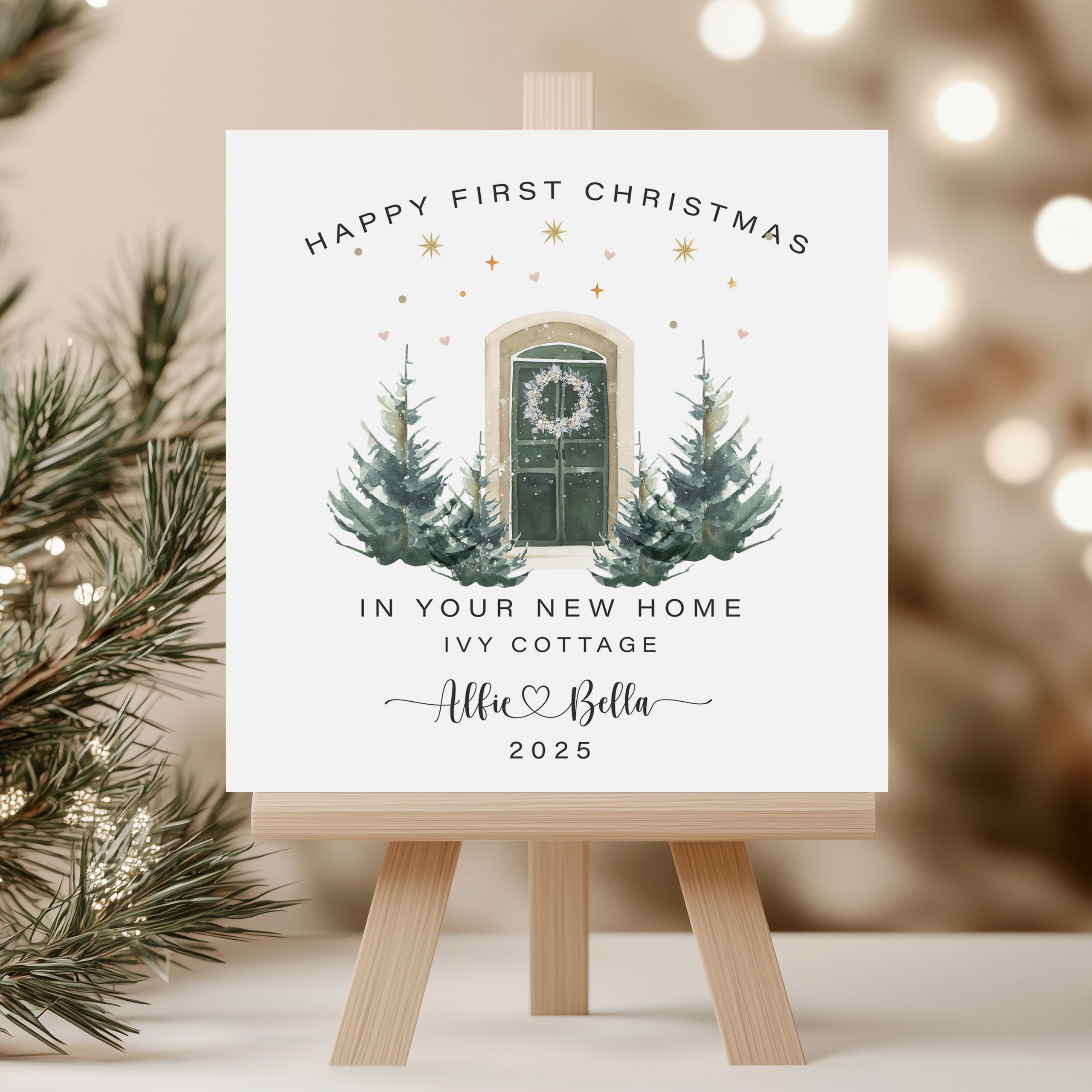 First New Home Christmas Card