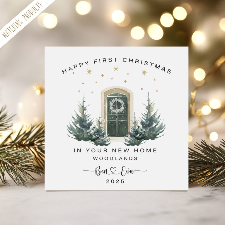 First Christmas In Your New Home Card