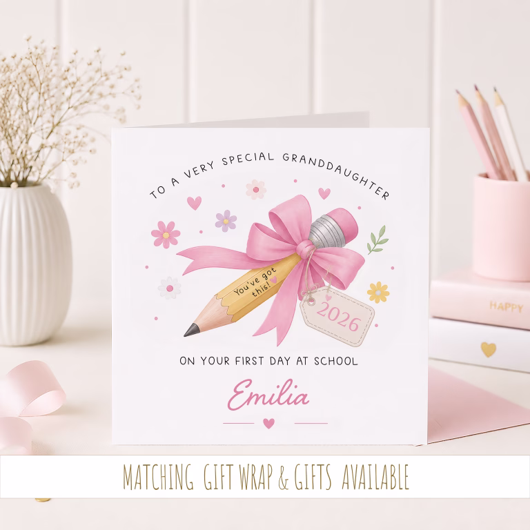 Personalised Back To School Cards