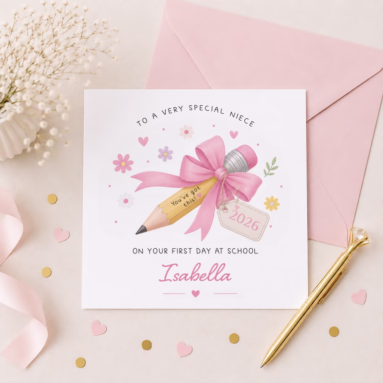 Personalised Back To School Cards