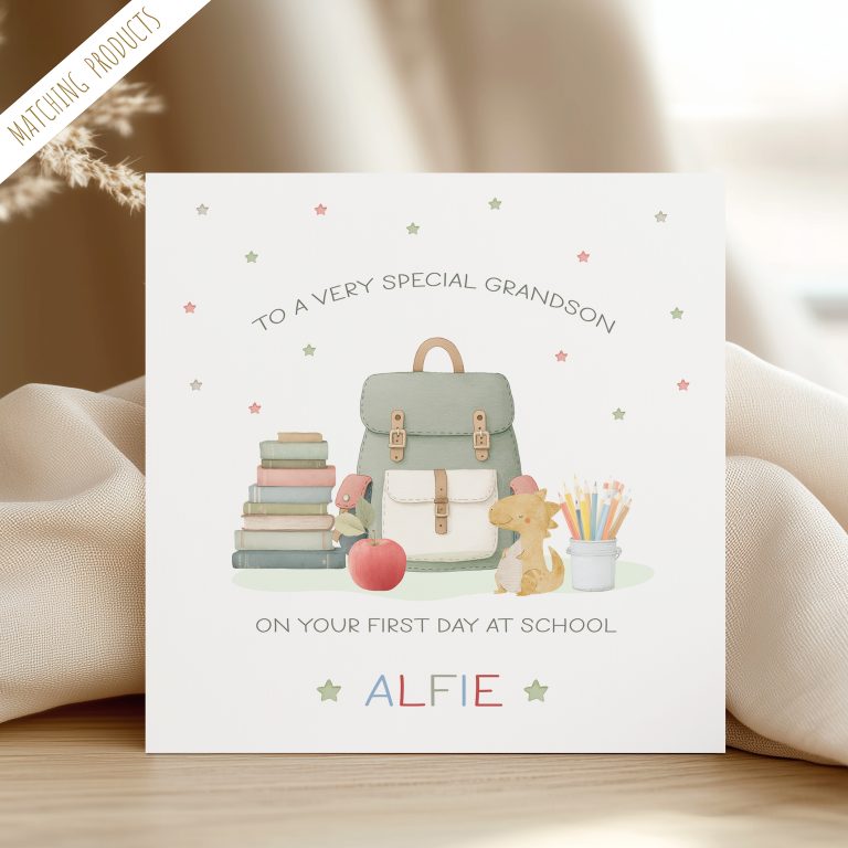 Personalised Back To School Cards
