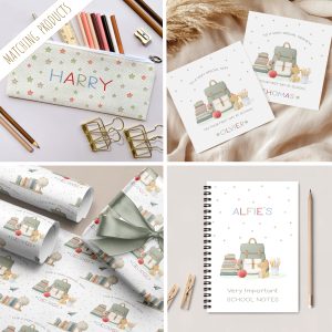 Personalised Matching Back To School Supplies