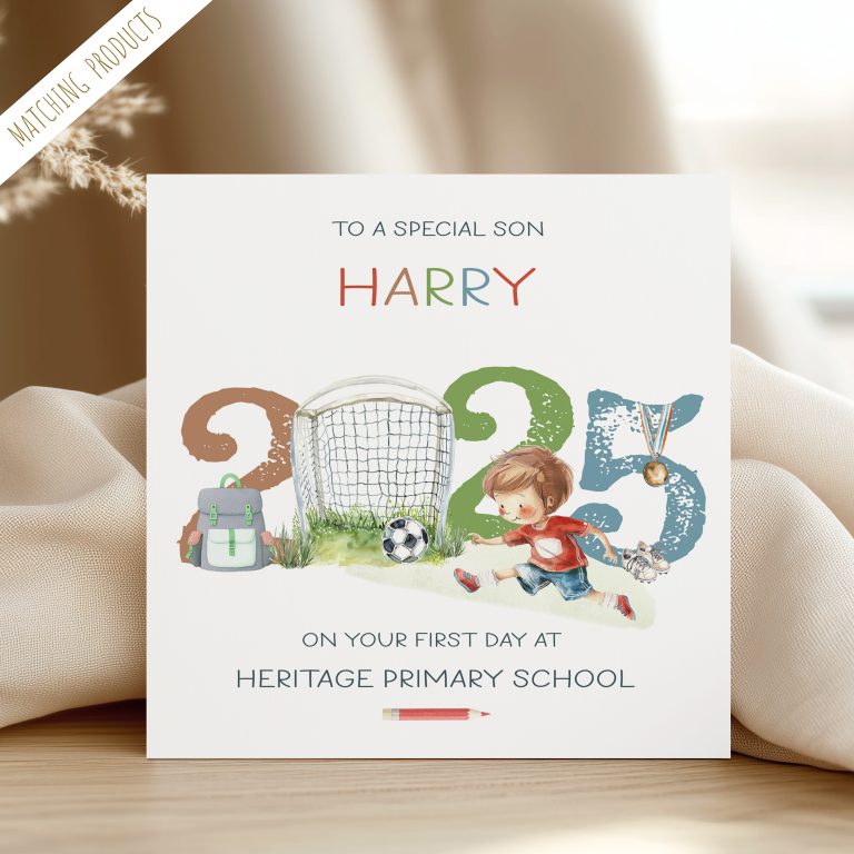 Personalised Back To School Cards
