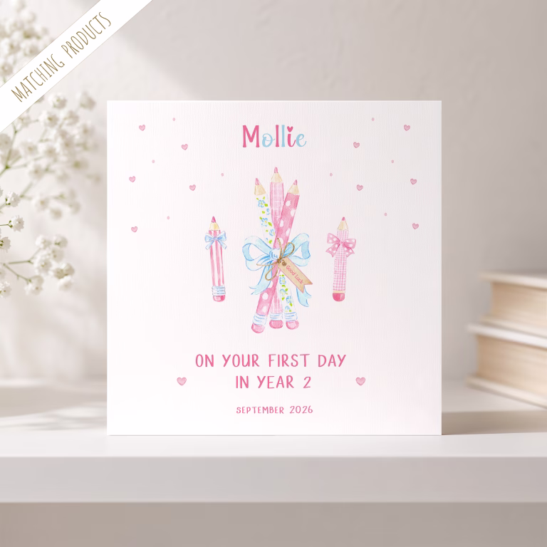 Personalised Back To School Cards