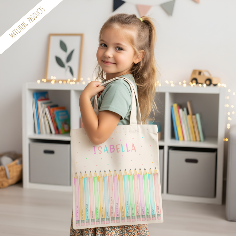 Personalised School Tote Bag