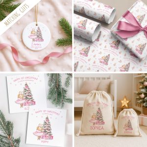 Pink Ballerina Christmas Sack