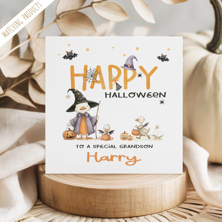 Personalised Halloween Card