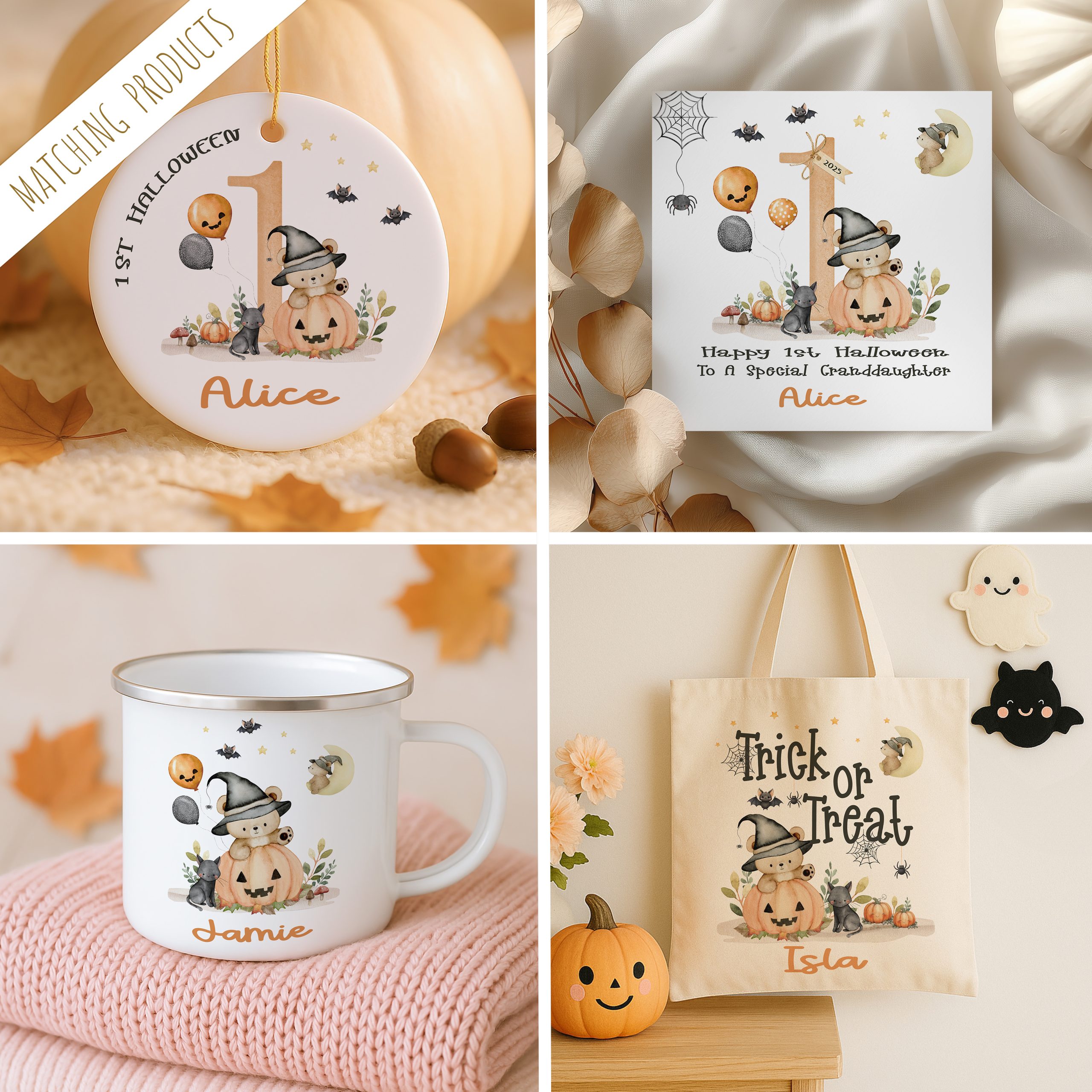 Personalised 1st halloween gifts