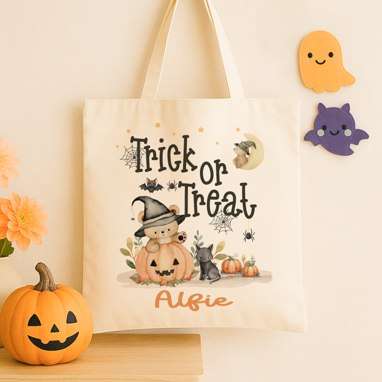 Personalised Trick Or Treat Bag