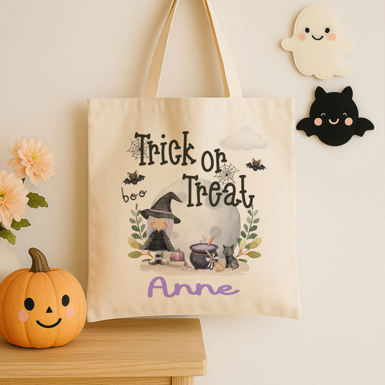 Personalised Trick Or Treat Bag