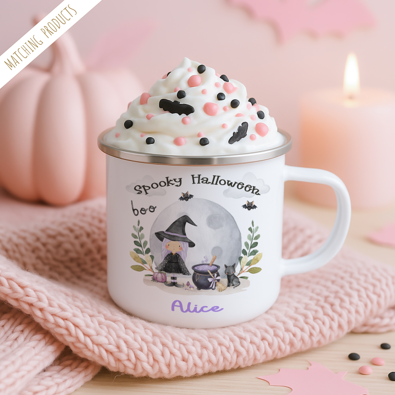 Personalised Halloween Witch Mug