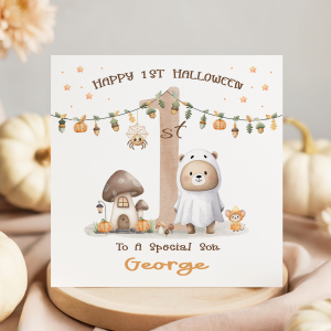 baby’s 1st halloween card